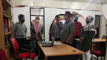 Bawaslu Kota Tebing Tinggi menyambut kedatangan Koordinator Divisi Organisasi Bawaslu Provinsi Sumatera Utara.